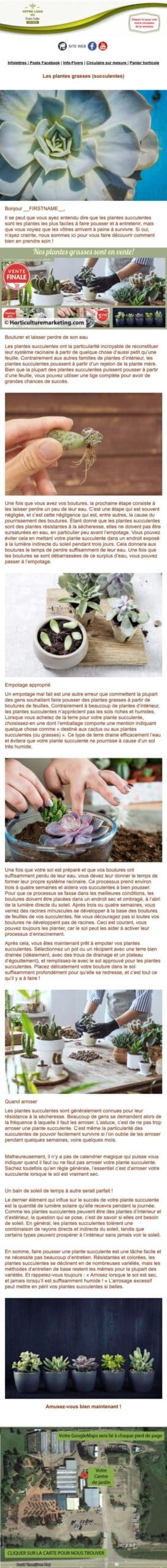 Infolettre horticole